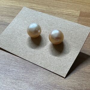 Pearl Stud Earrings 925 silver